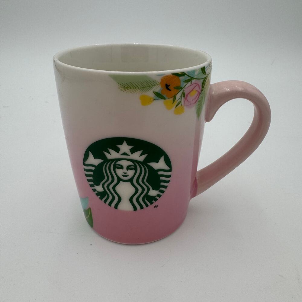 Starbucks Thankful Coffee Mug 10 oz Tropical Spring Floral 2020
